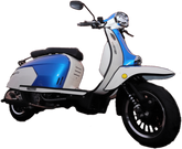 Royal Alloy GP 300cc S ABS LC Euro 5 Blue Ivory